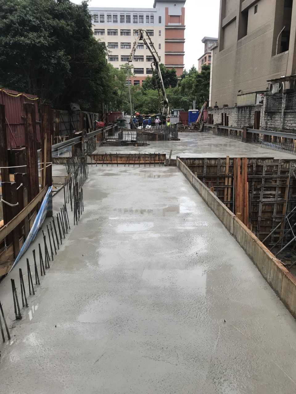一樓板澆置